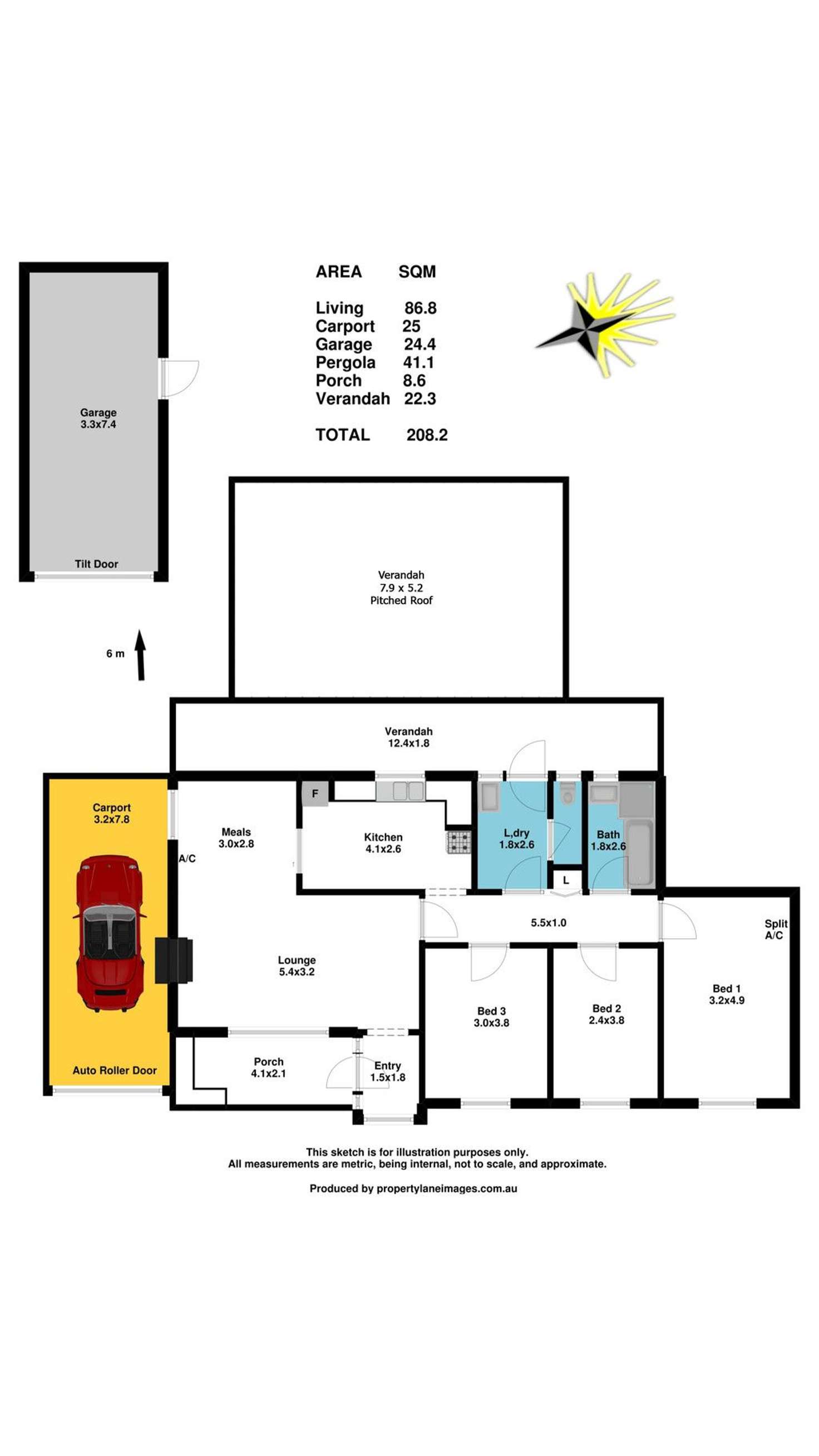 Floorplan of Homely house listing, 18 Longleat Road, Elizabeth Vale SA 5112
