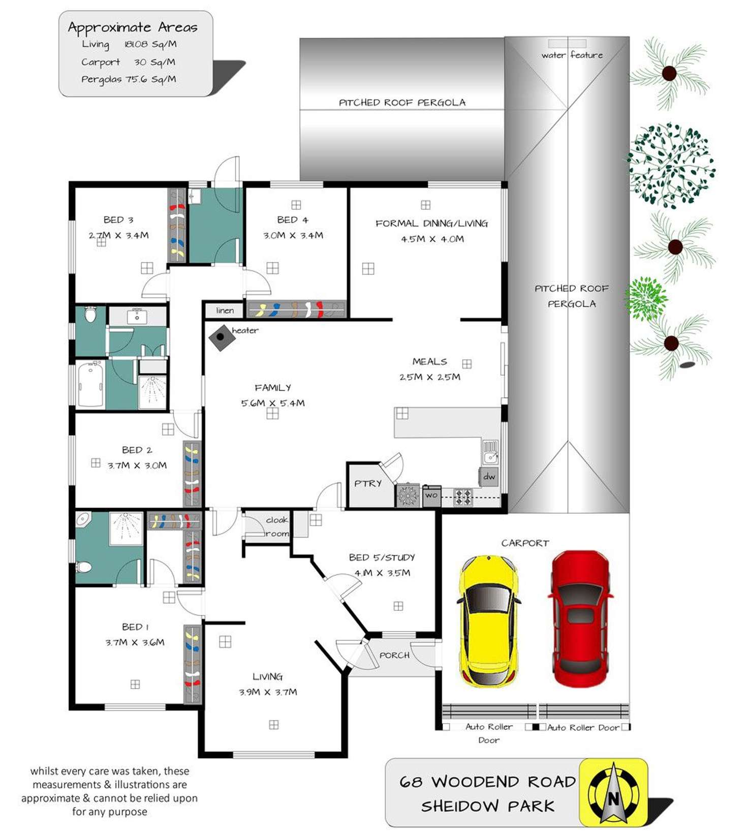 Floorplan of Homely house listing, 68 Woodend Road, Sheidow Park SA 5158