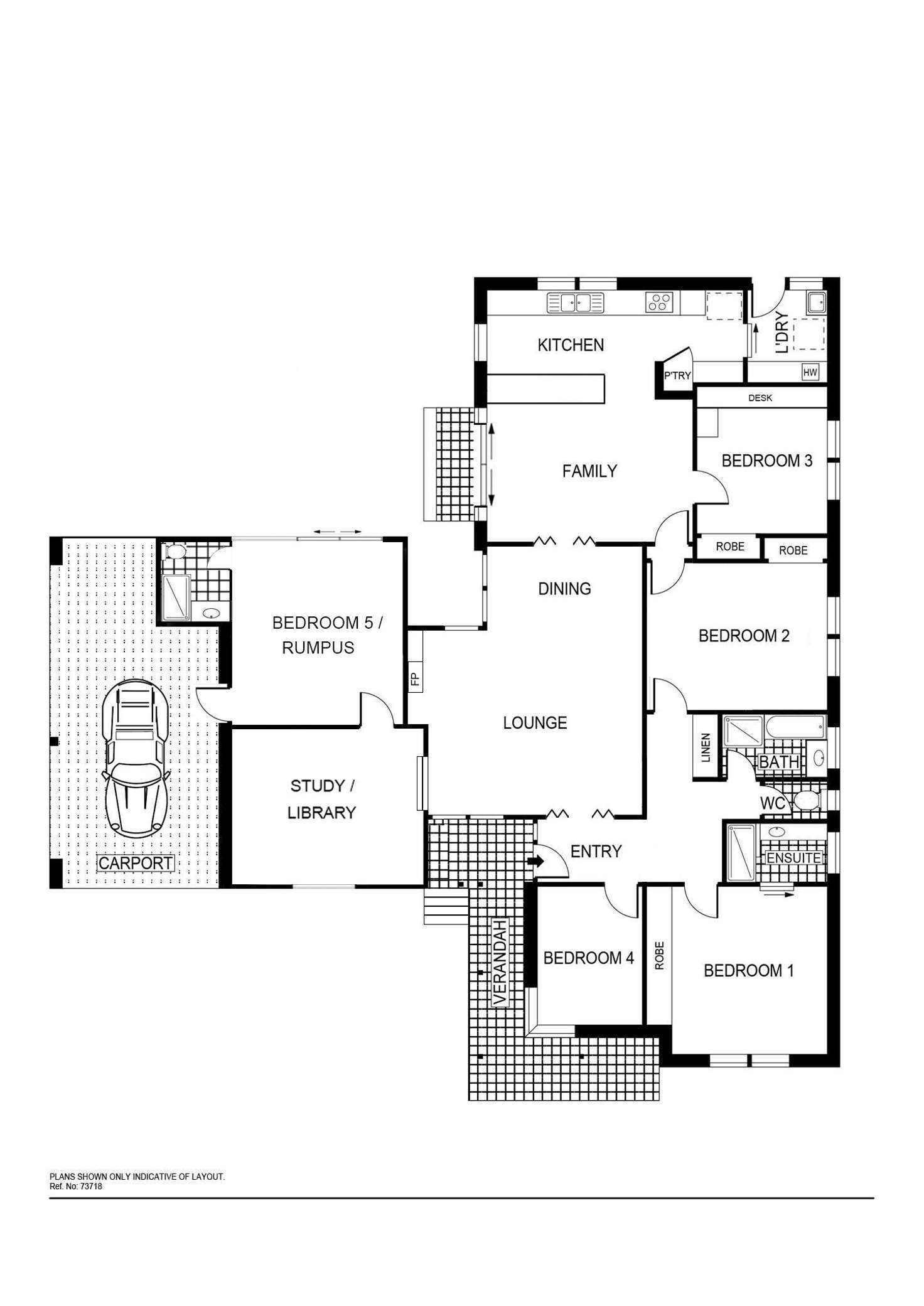 Floorplan of Homely house listing, 23 Mirning Crescent, Aranda ACT 2614