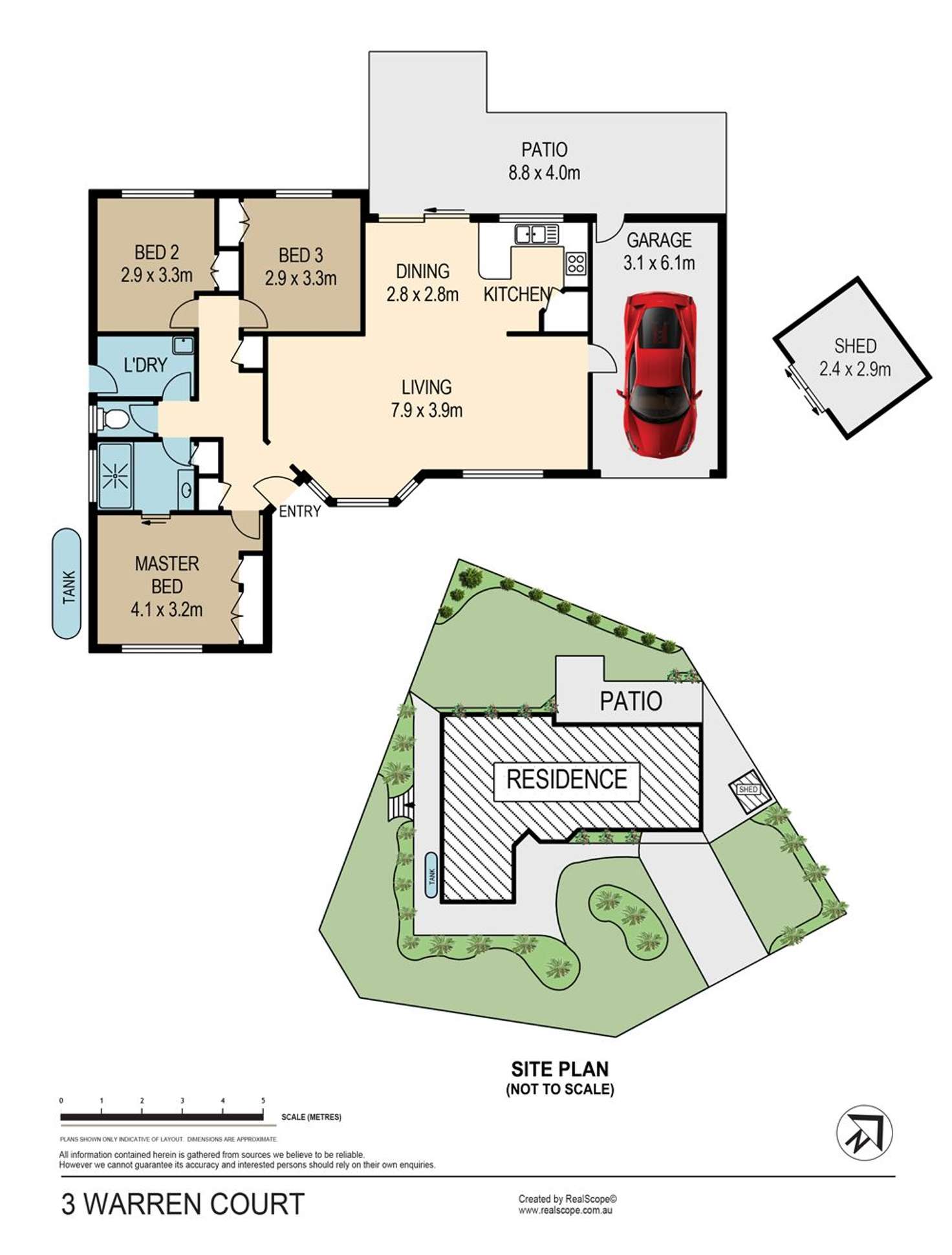 Floorplan of Homely house listing, 3 Warren Court, Loganlea QLD 4131