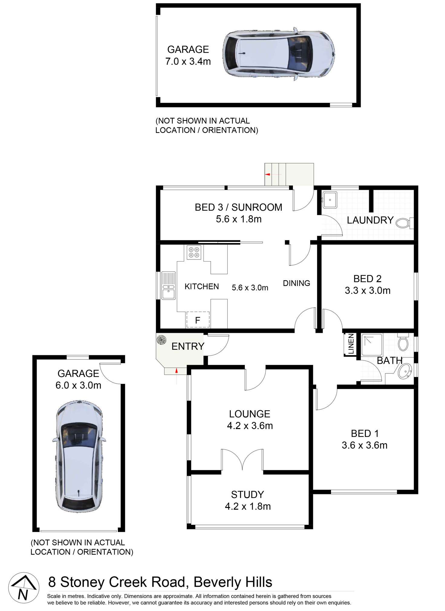 Floorplan of Homely house listing, 8 Stoney Creek Road, Beverly Hills NSW 2209
