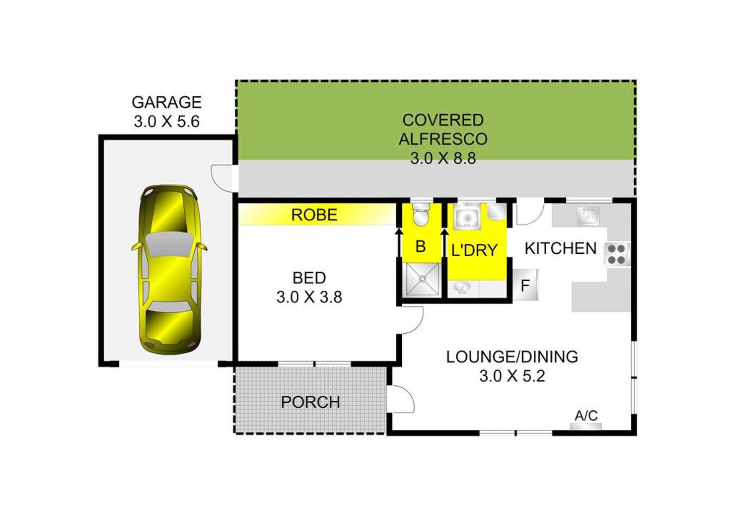 Floorplan of Homely house listing, 5/47 Torquay Road, Belmont VIC 3216