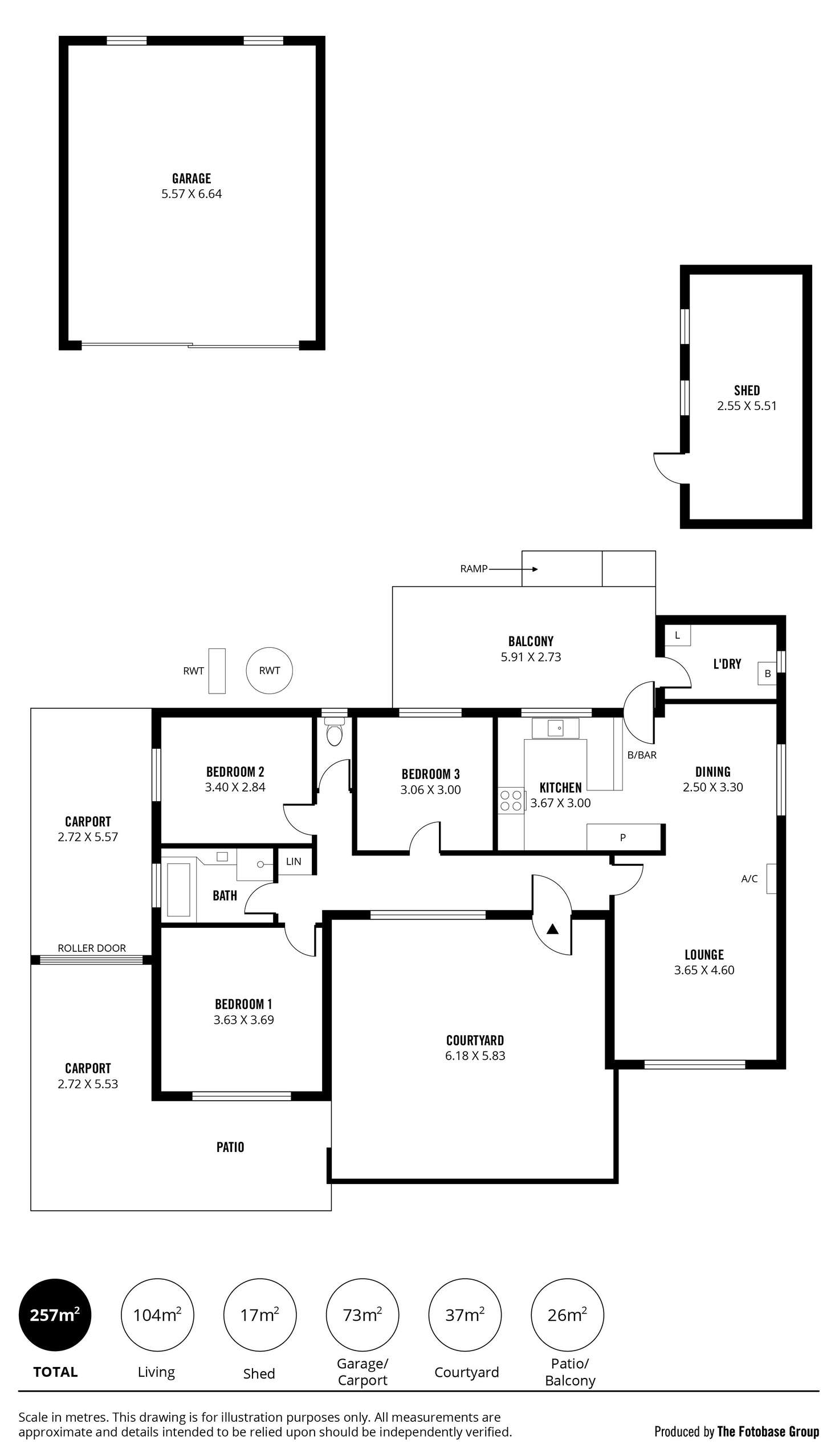 Floorplan of Homely house listing, 546 Milne Road, Redwood Park SA 5097