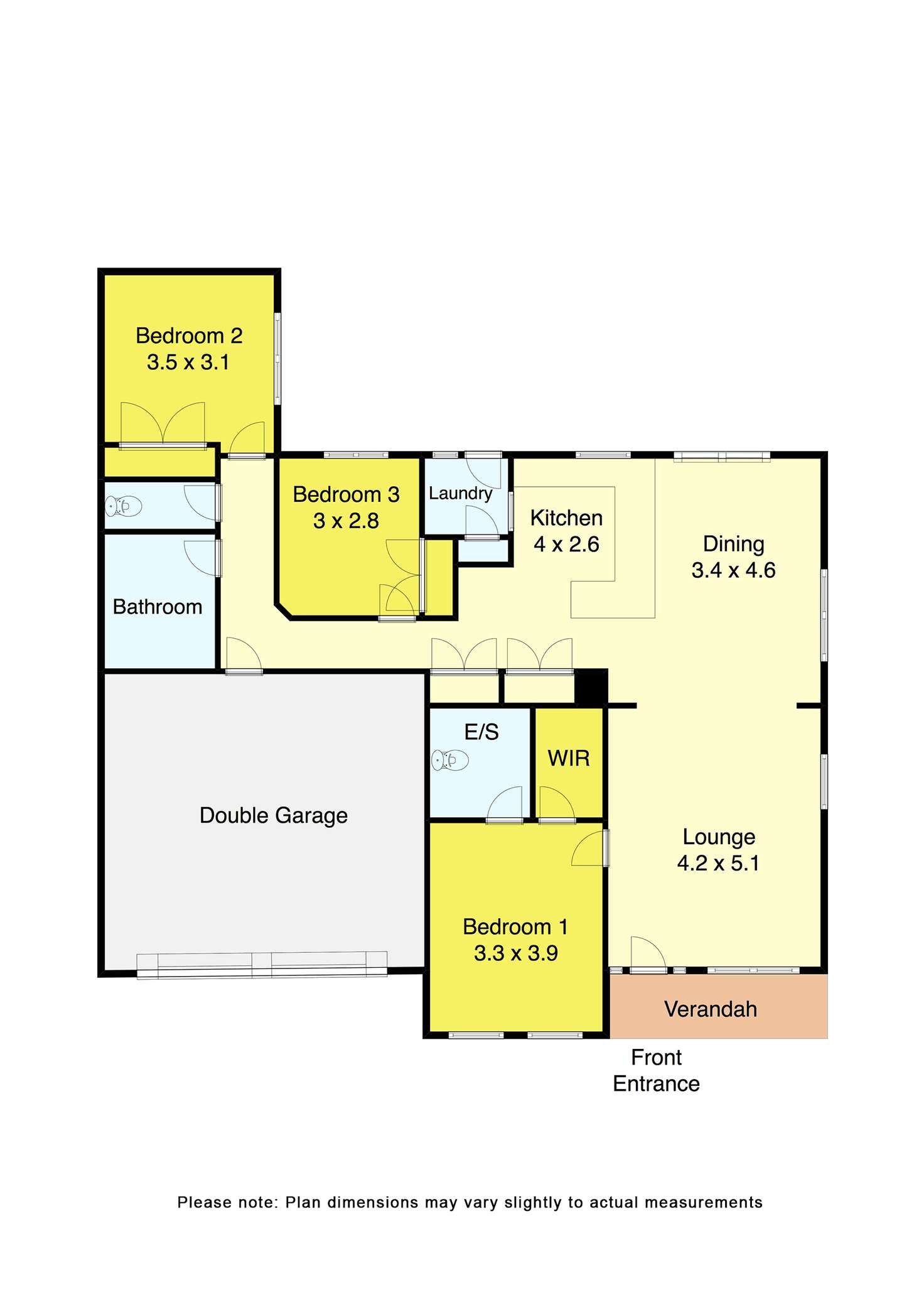 Floorplan of Homely townhouse listing, 222 Ascot Street South, Ballarat Central VIC 3350