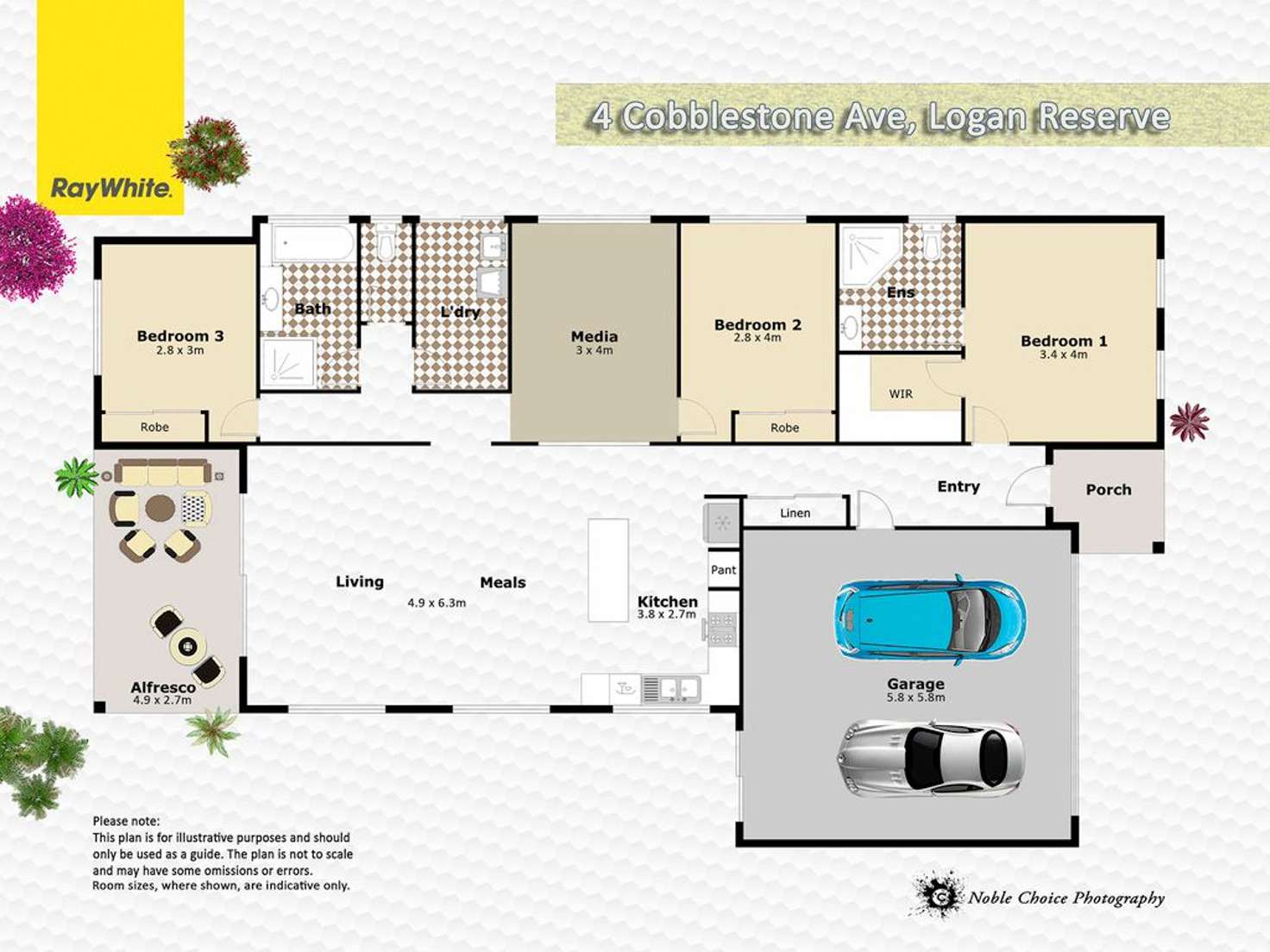 Floorplan of Homely house listing, 4 Cobblestone Avenue, Logan Reserve QLD 4133