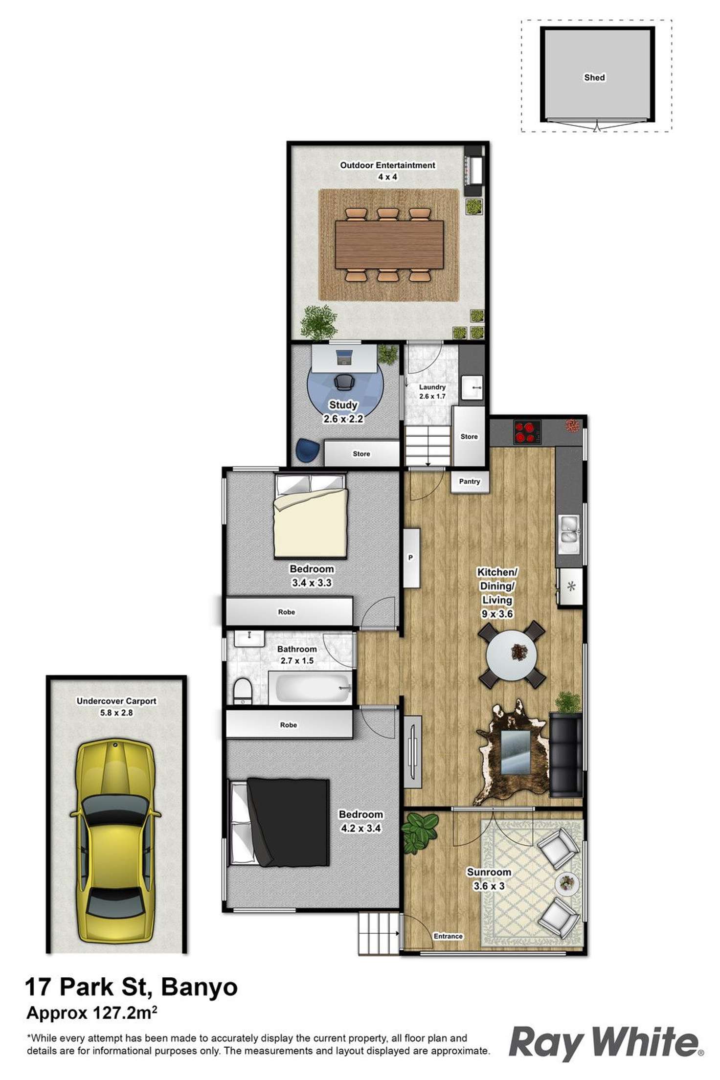 Floorplan of Homely house listing, 17 Park Street, Banyo QLD 4014