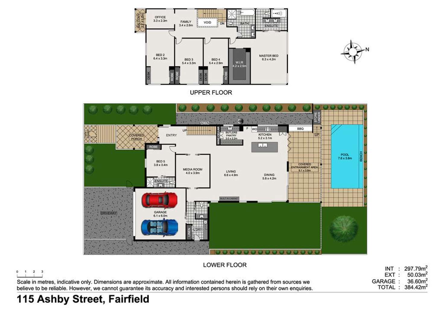 Floorplan of Homely house listing, 115 Ashby Street, Fairfield QLD 4103