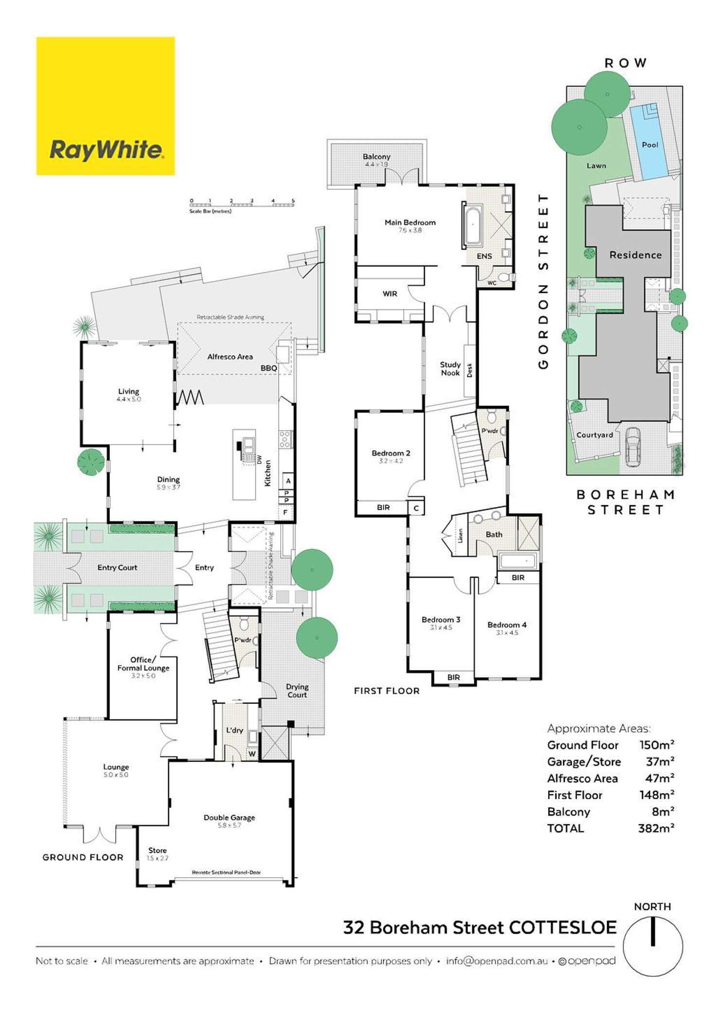 Floorplan of Homely house listing, 32 Boreham Street, Cottesloe WA 6011