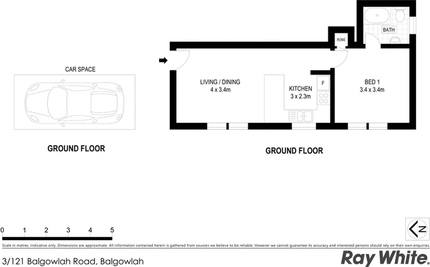 Floorplan of Homely apartment listing, 3/121 Balgowlah Road, Fairlight NSW 2094
