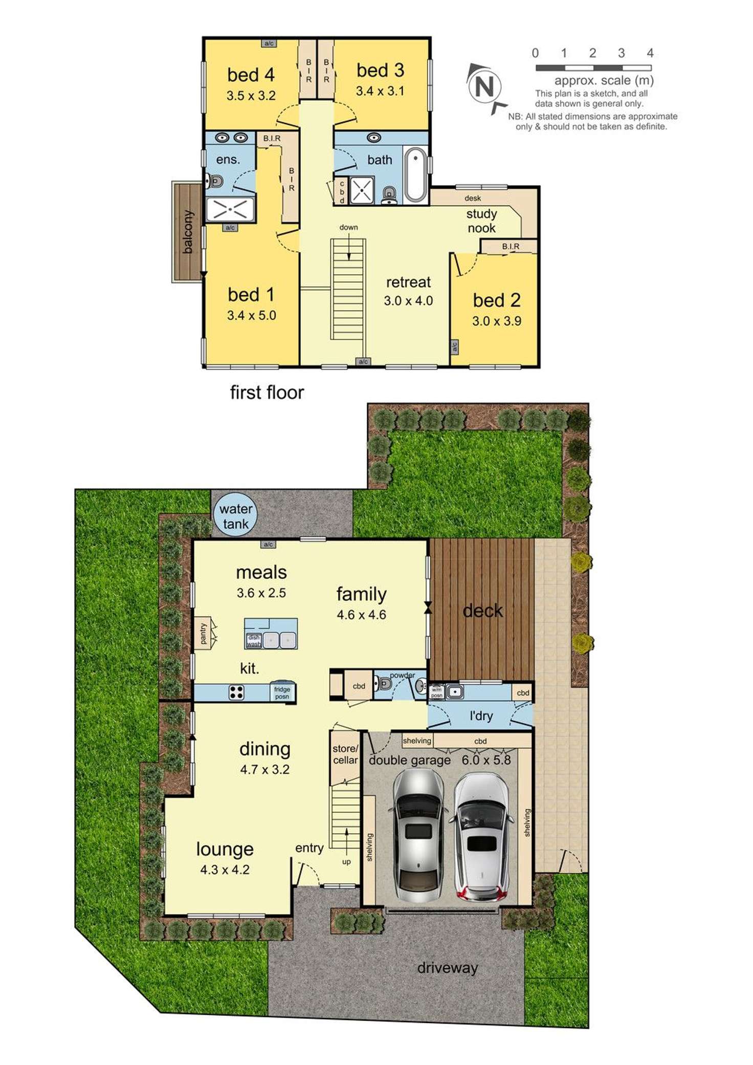 Floorplan of Homely house listing, 1 Camville Road, Mulgrave VIC 3170