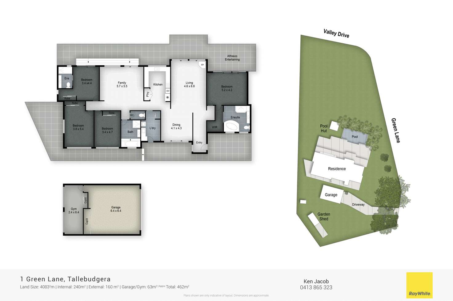 Floorplan of Homely house listing, 1 Green Lane, Tallebudgera QLD 4228