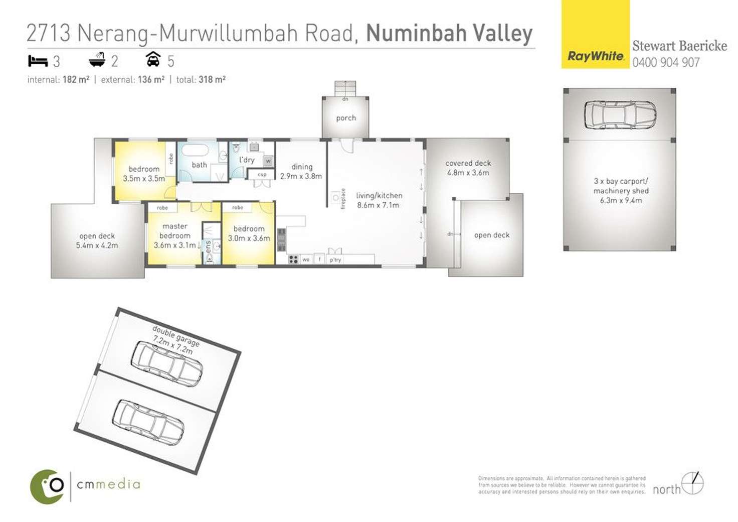Floorplan of Homely acreageSemiRural listing, 2713 Nerang Murwillumbah Road, Numinbah Valley QLD 4211
