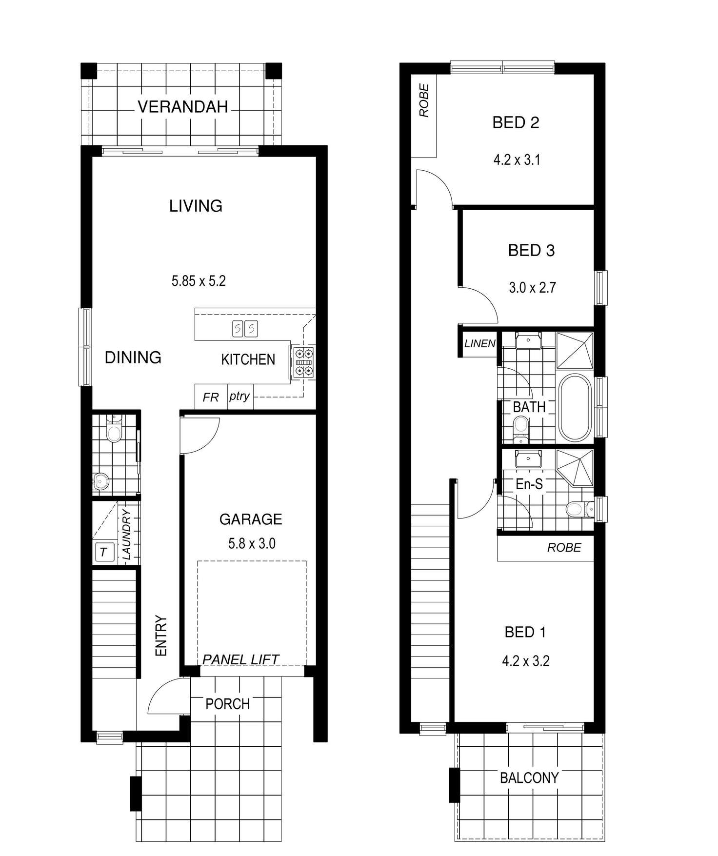 Floorplan of Homely townhouse listing, 6 Inkster Avenue, Taperoo SA 5017