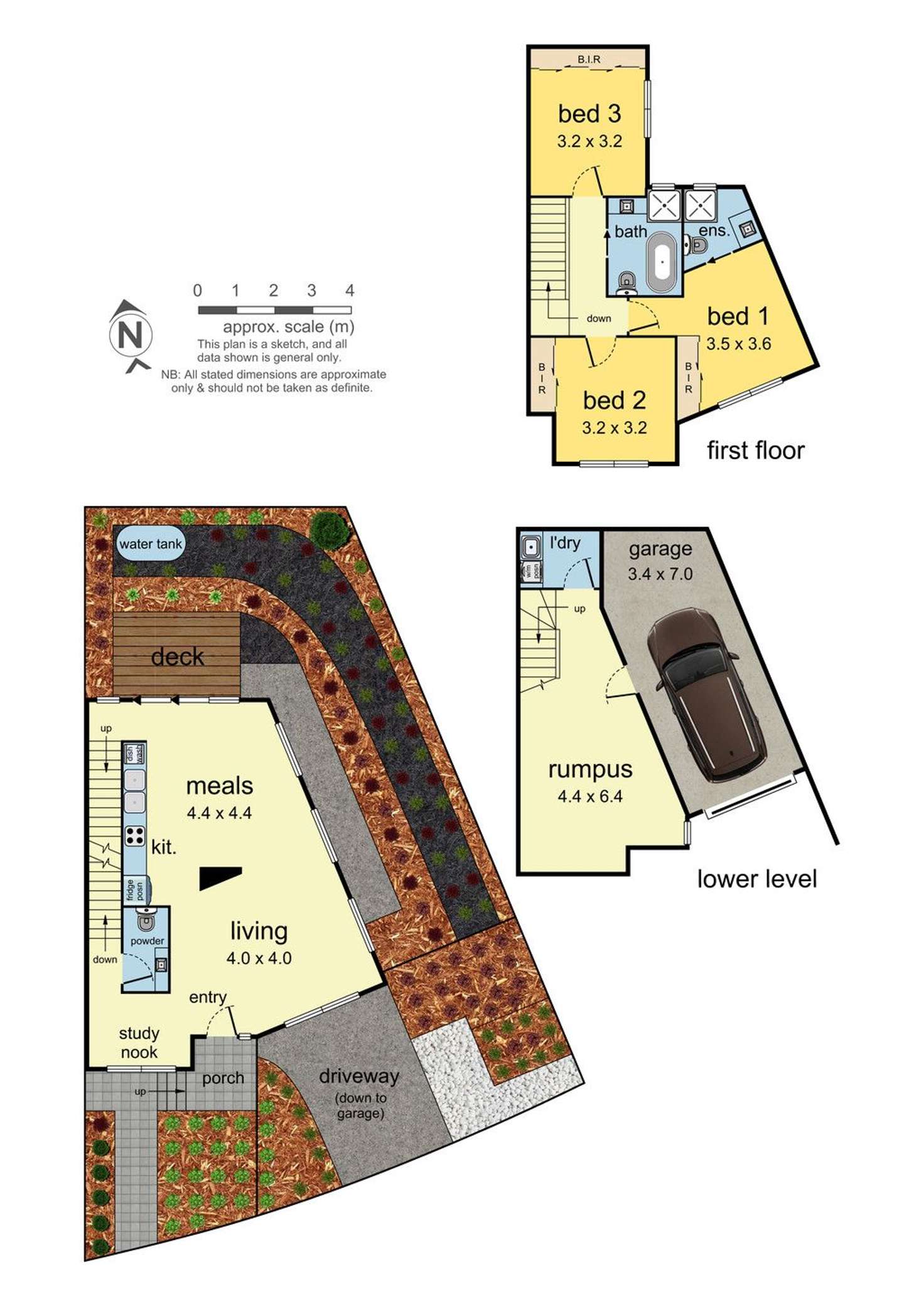 Floorplan of Homely townhouse listing, 1,2&3/34 Springvale Road, Glen Waverley VIC 3150