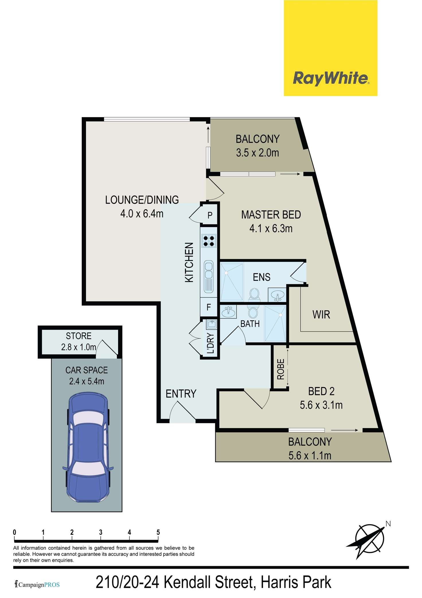 Floorplan of Homely apartment listing, 210/20-24 Kendall Street, Harris Park NSW 2150