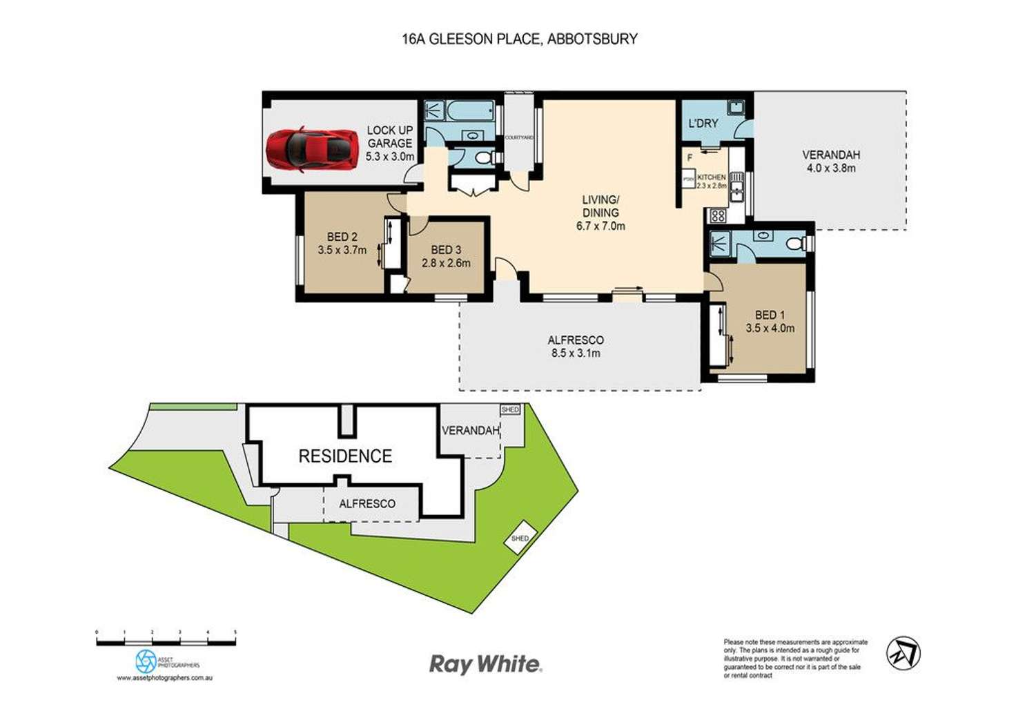 Floorplan of Homely other listing, 16A Gleeson Place, Abbotsbury NSW 2176