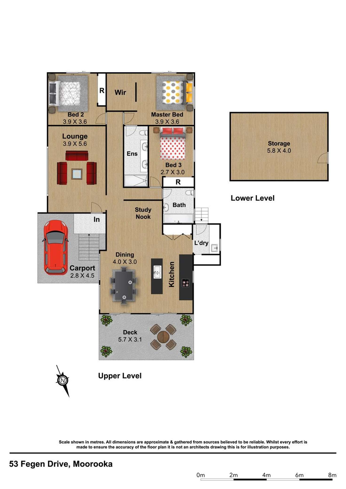 Floorplan of Homely house listing, 53 Fegen Drive, Moorooka QLD 4105