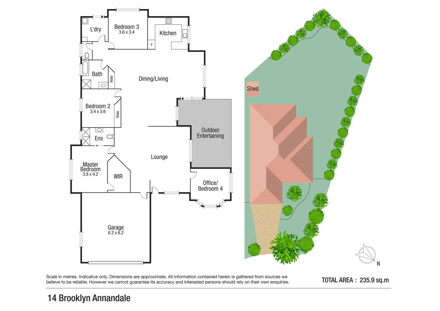 Floorplan of Homely house listing, 14 Brooklyn Court, Annandale QLD 4814