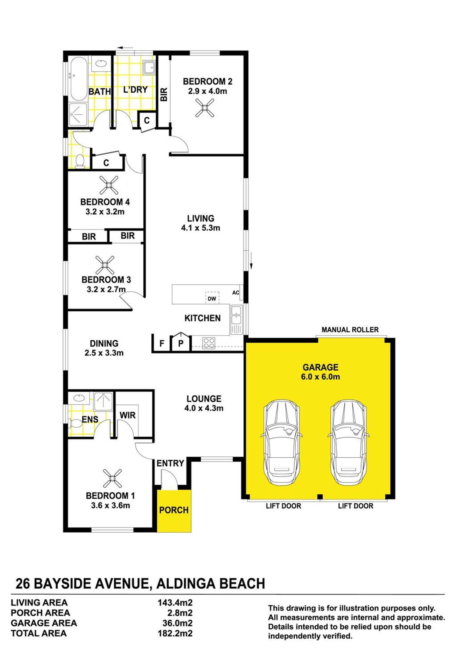 Floorplan of Homely house listing, 26 Bayside Avenue, Aldinga Beach SA 5173