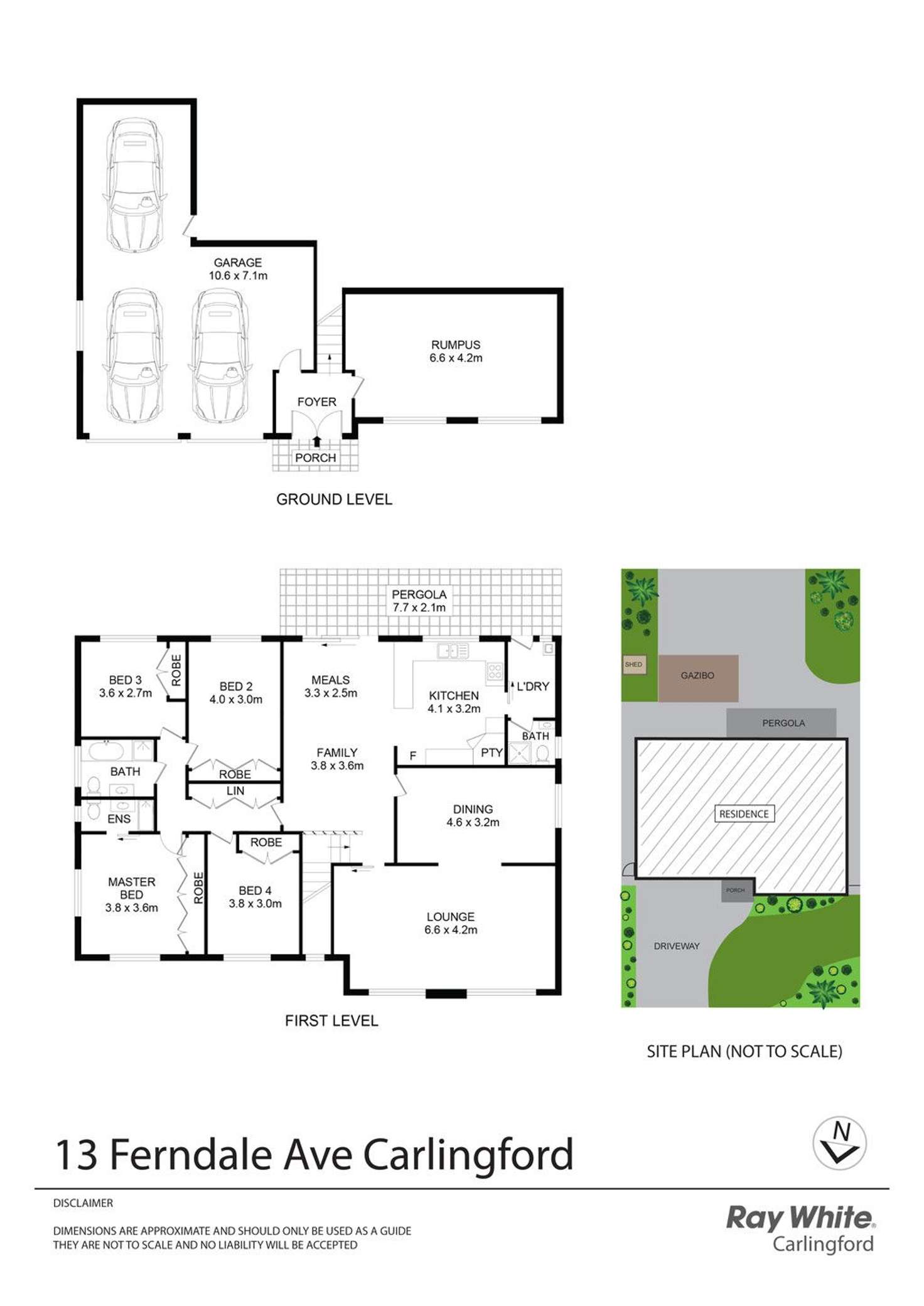 Floorplan of Homely house listing, 13 Ferndale Avenue, Carlingford NSW 2118