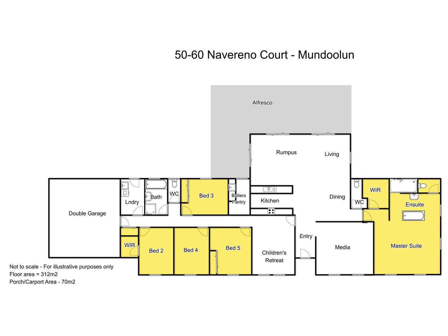 Floorplan of Homely house listing, 50-60 Navereno Court, Mundoolun QLD 4285