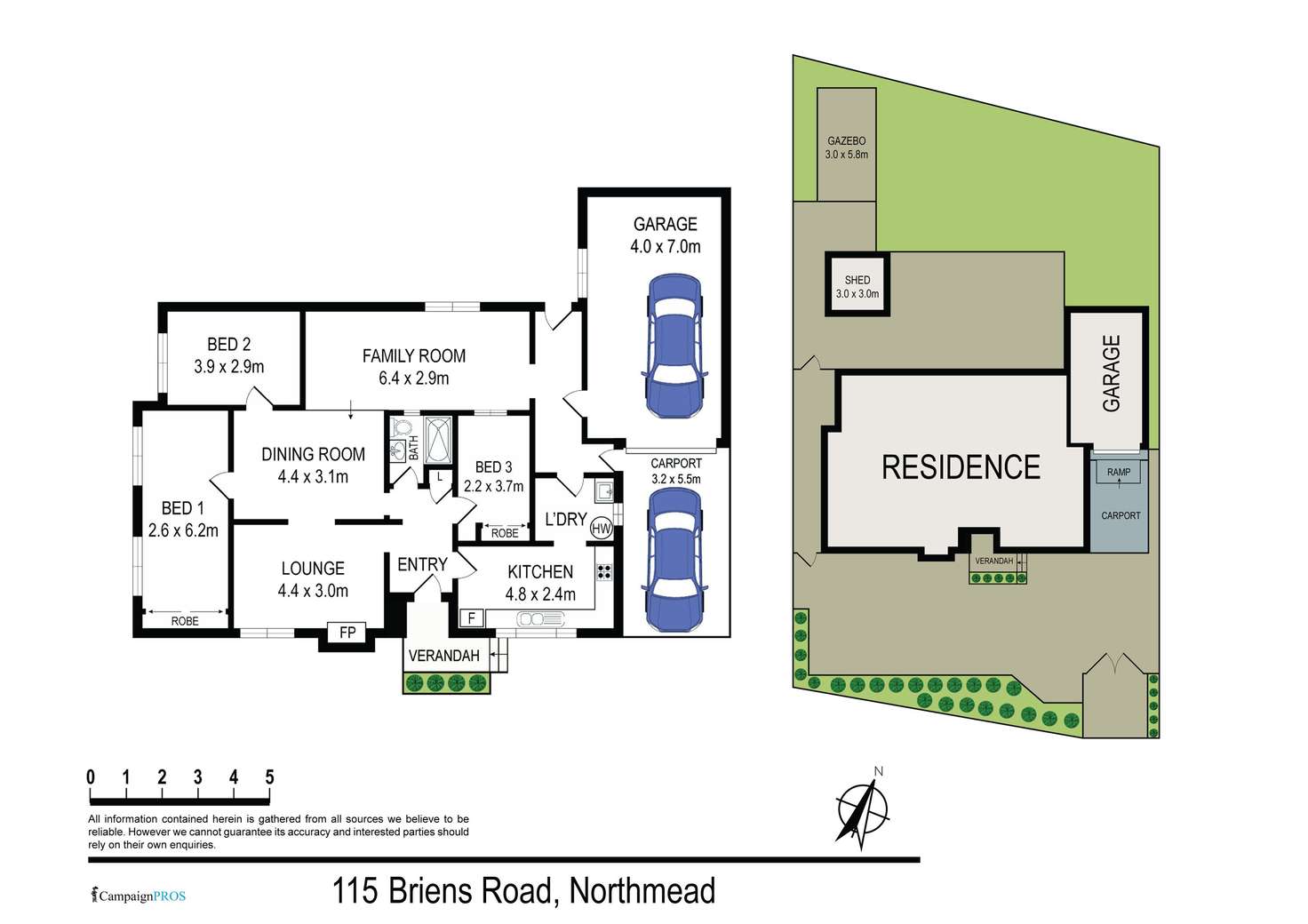 Floorplan of Homely house listing, 115 Briens Road, Northmead NSW 2152