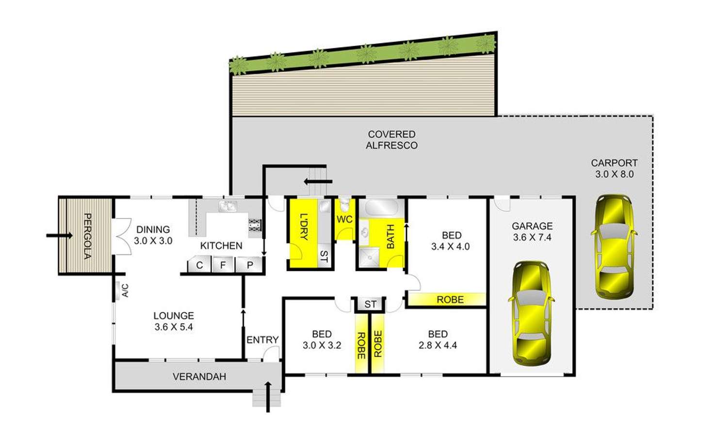 Floorplan of Homely house listing, 162 Anakie Road, Bell Park VIC 3215
