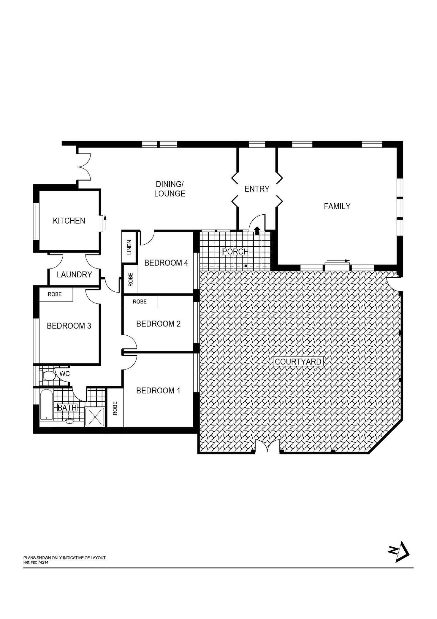 Floorplan of Homely house listing, 151 Owen Dixon Drive, Evatt ACT 2617