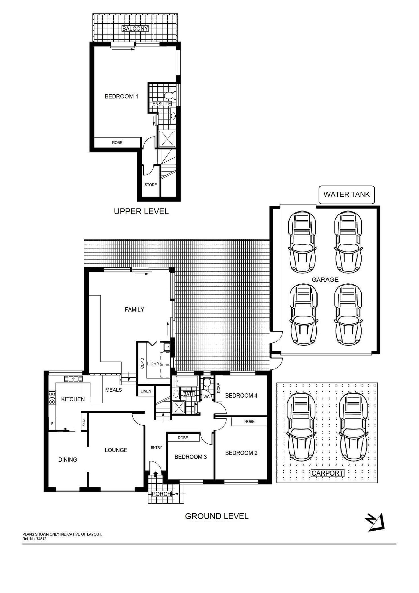 Floorplan of Homely house listing, 28 Carrodus Street, Fraser ACT 2615