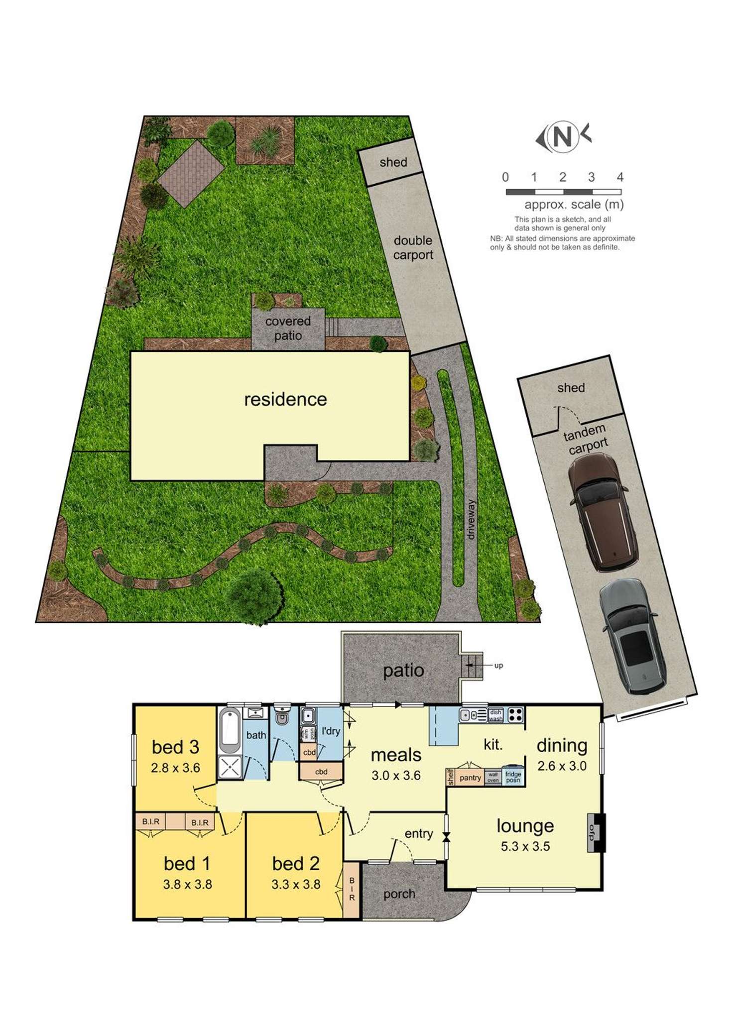 Floorplan of Homely house listing, 61 Monash Drive, Mulgrave VIC 3170