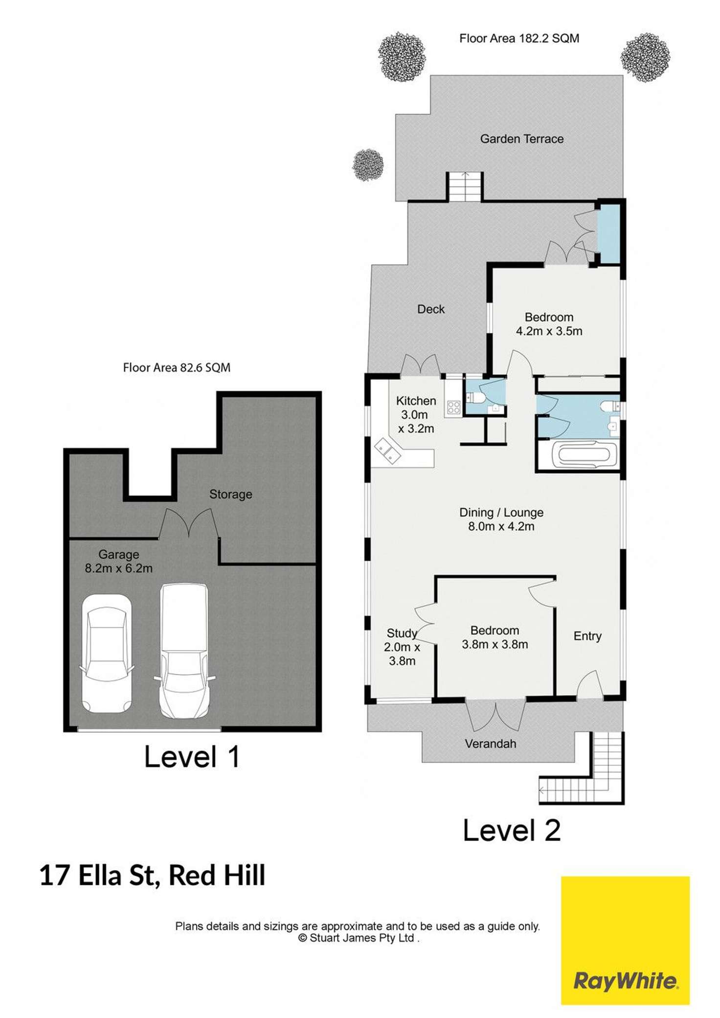 Floorplan of Homely house listing, 17 Ella Street, Red Hill QLD 4059