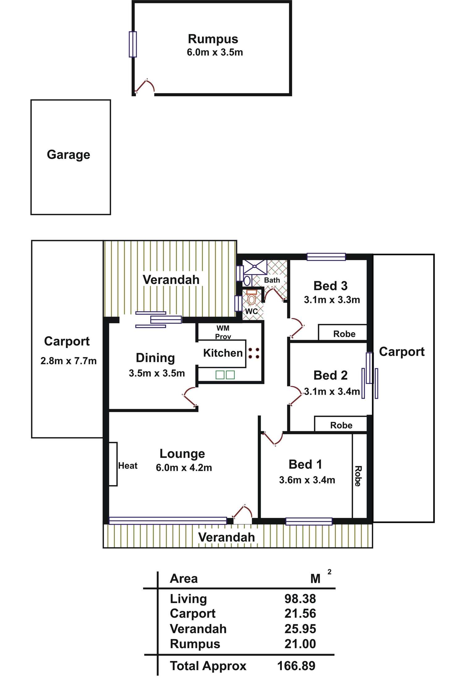 Floorplan of Homely house listing, 13 Chesterman Street, Davoren Park SA 5113
