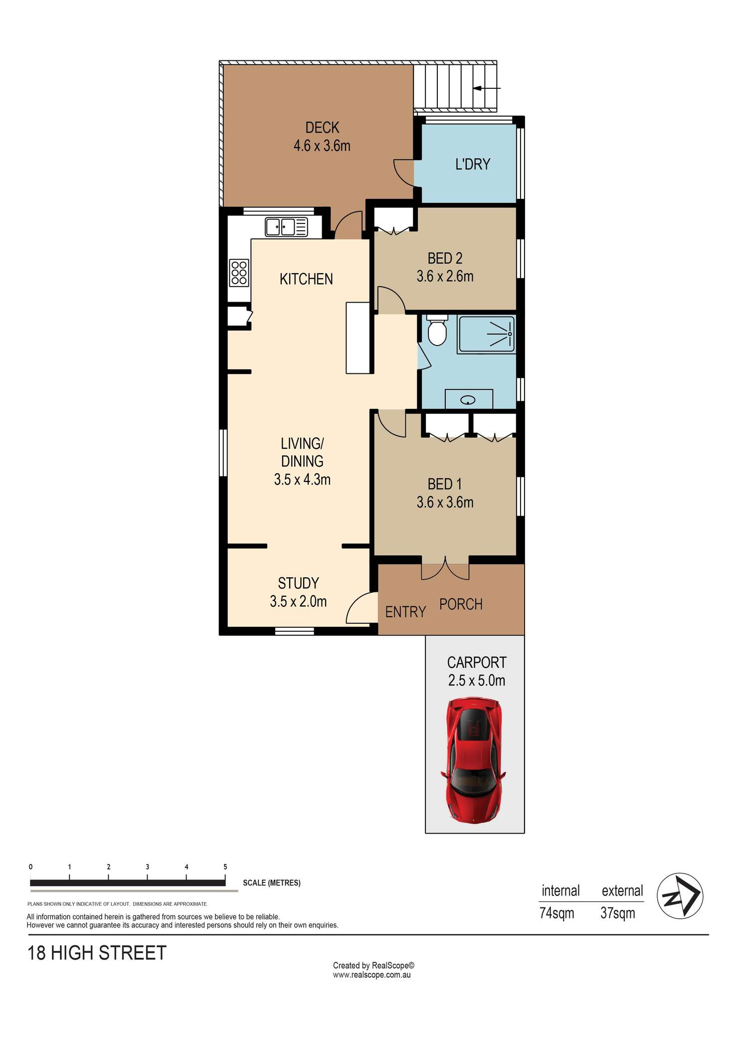 Floorplan of Homely house listing, 18 High Street, Ashgrove QLD 4060