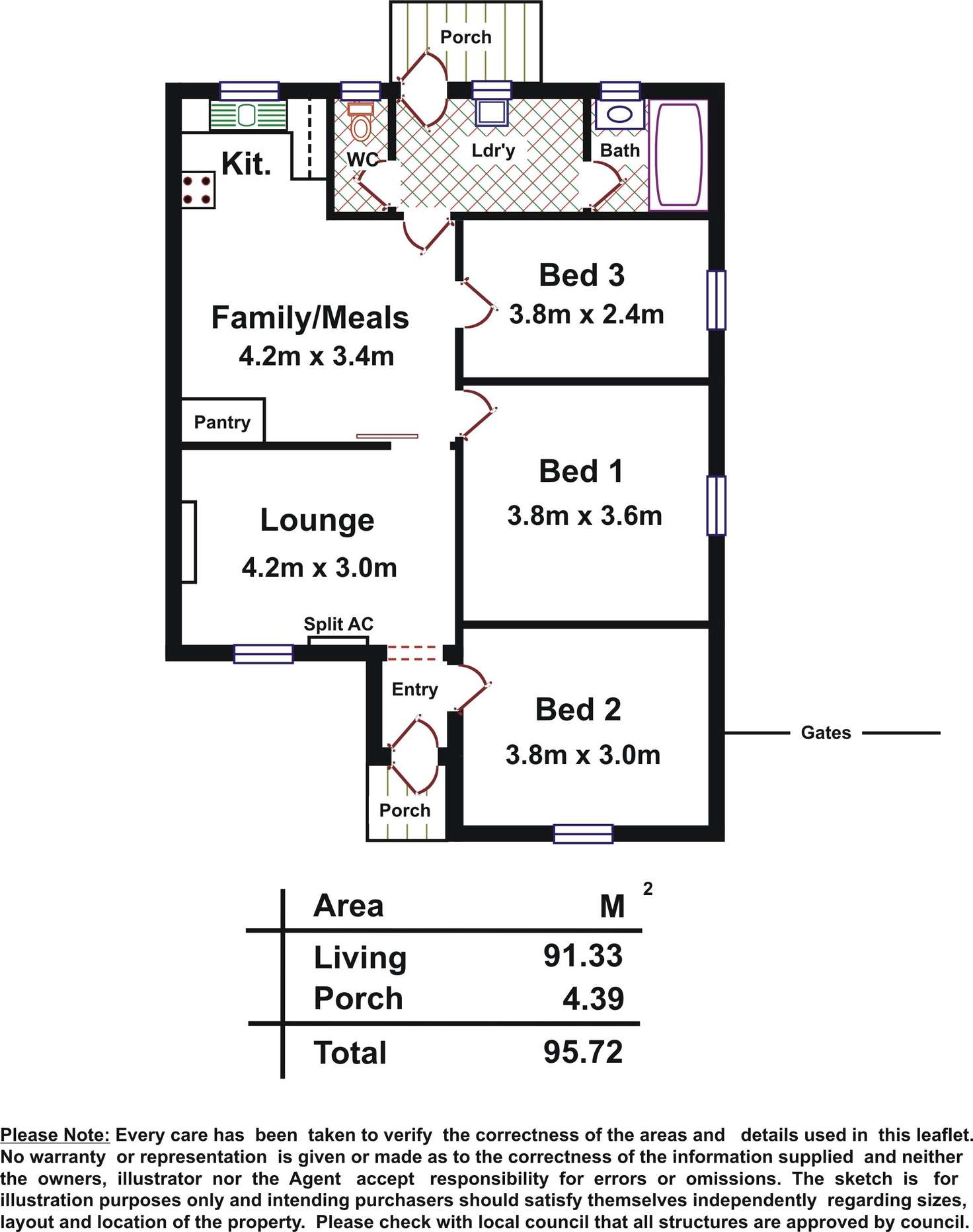 Floorplan of Homely house listing, 26 Charmouth Road, Davoren Park SA 5113