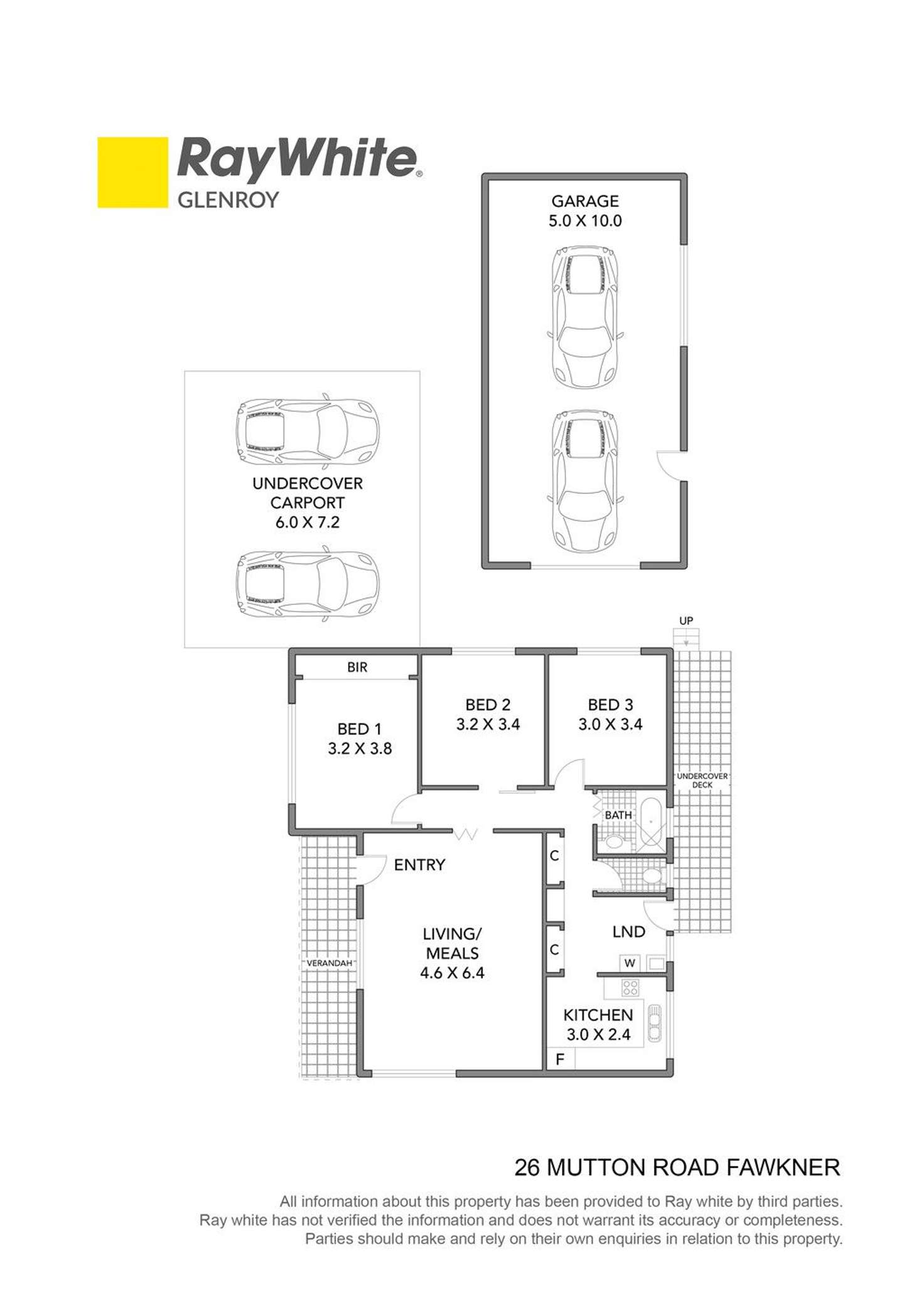 Floorplan of Homely house listing, 26 Mutton Road, Fawkner VIC 3060