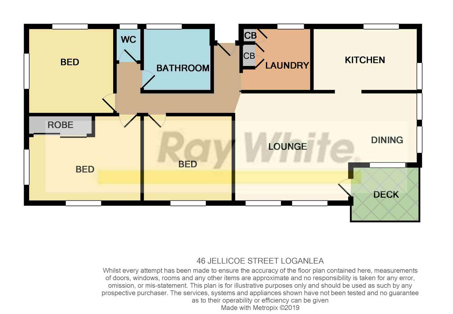 Floorplan of Homely house listing, 46 Jellicoe Street, Loganlea QLD 4131