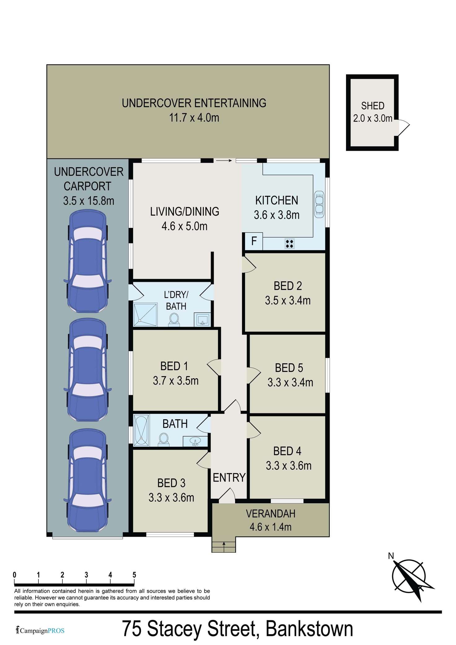 Floorplan of Homely house listing, 75 Stacey Street, Bankstown NSW 2200