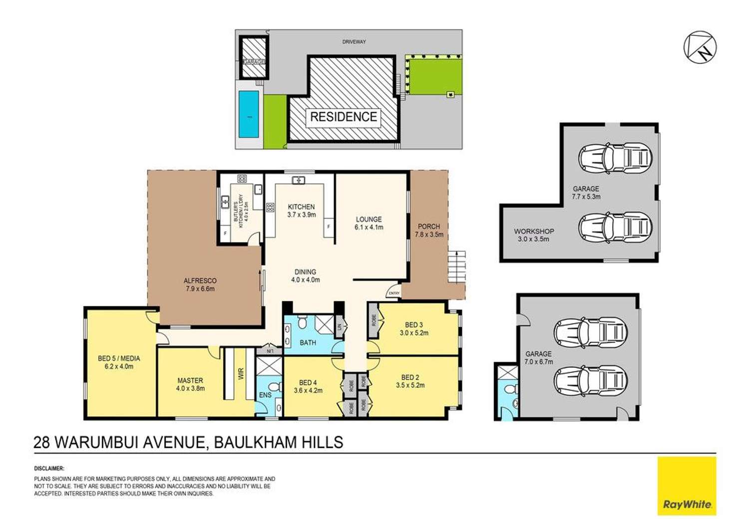 Floorplan of Homely house listing, 28 Warumbui Avenue, Baulkham Hills NSW 2153