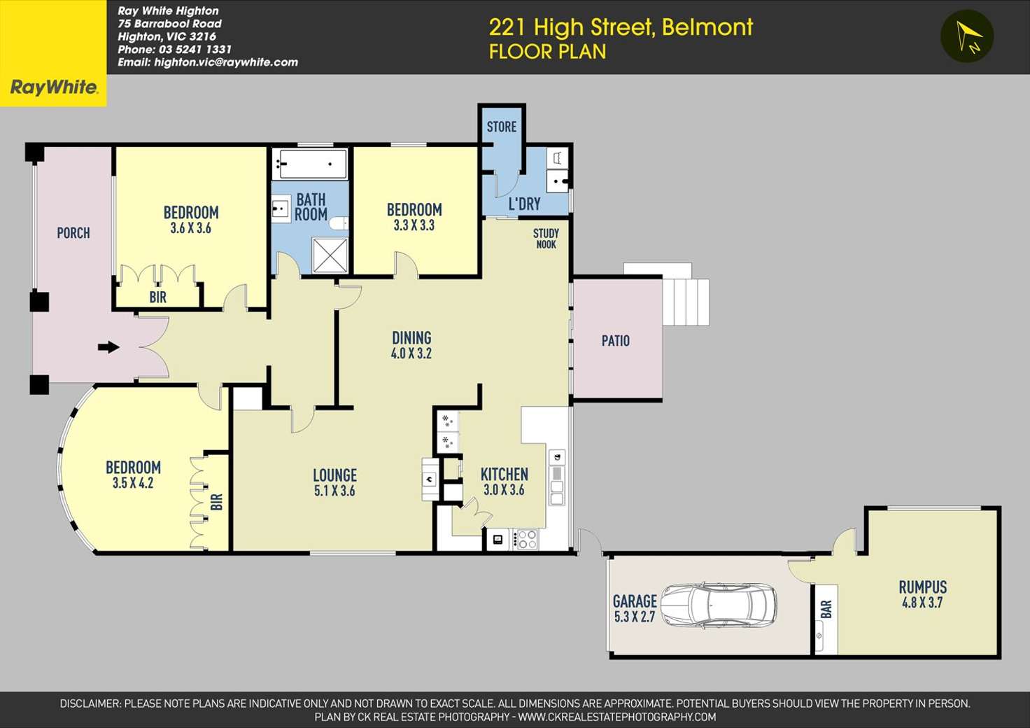 Floorplan of Homely house listing, 221 High Street, Belmont VIC 3216