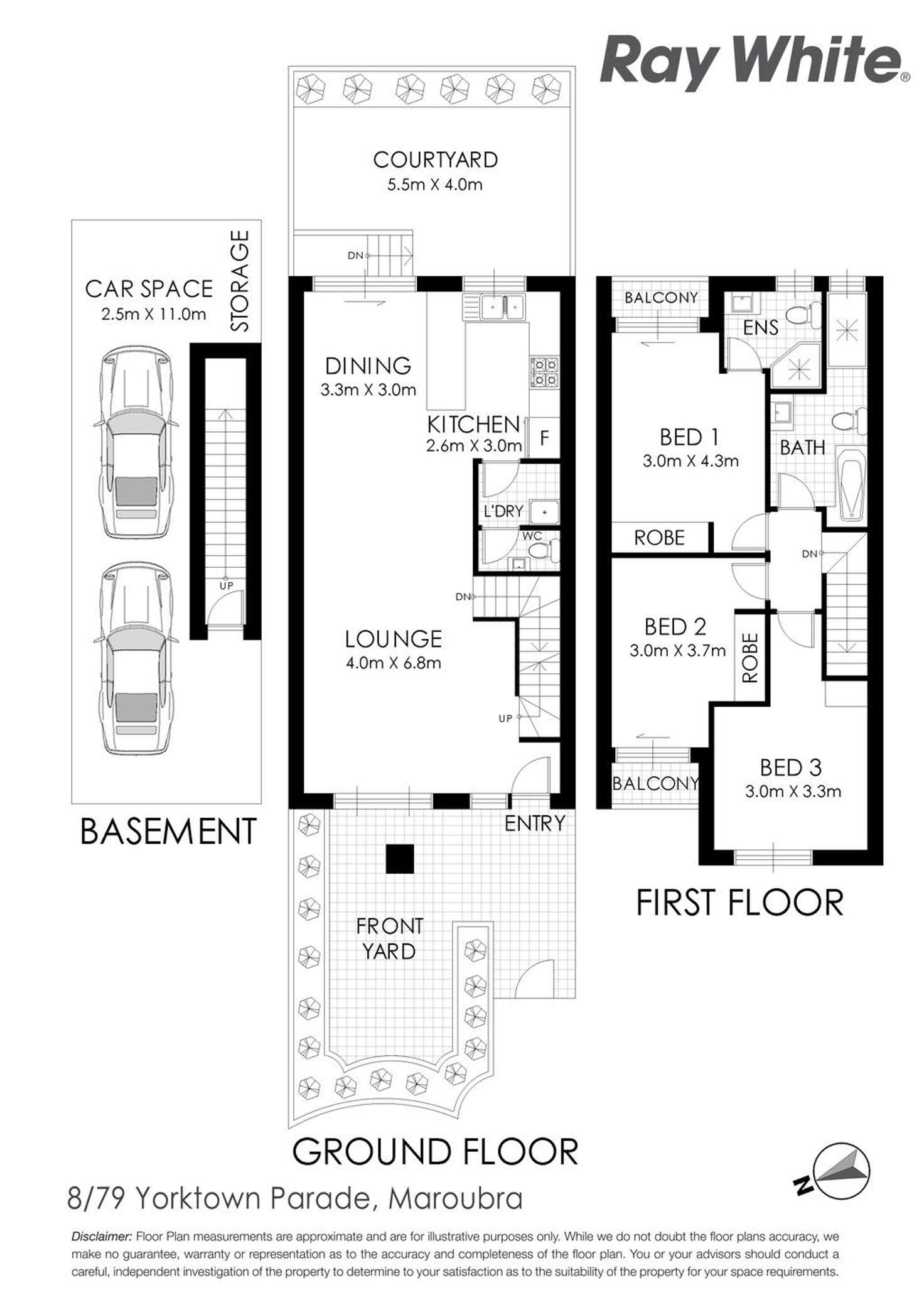 Floorplan of Homely house listing, 8/79-83 Yorktown Parade, Maroubra NSW 2035