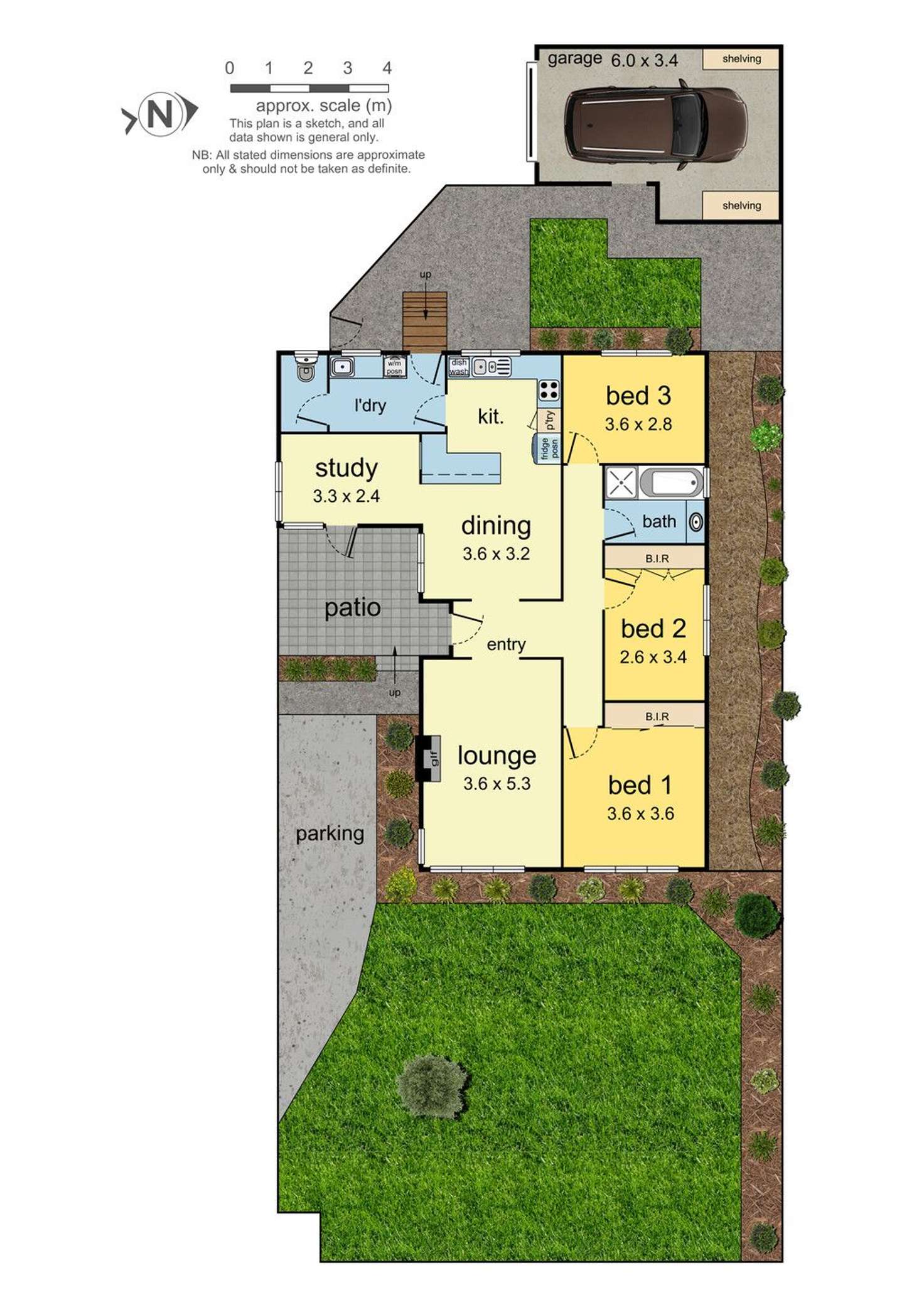 Floorplan of Homely unit listing, 1/5 Baird Street, Mulgrave VIC 3170