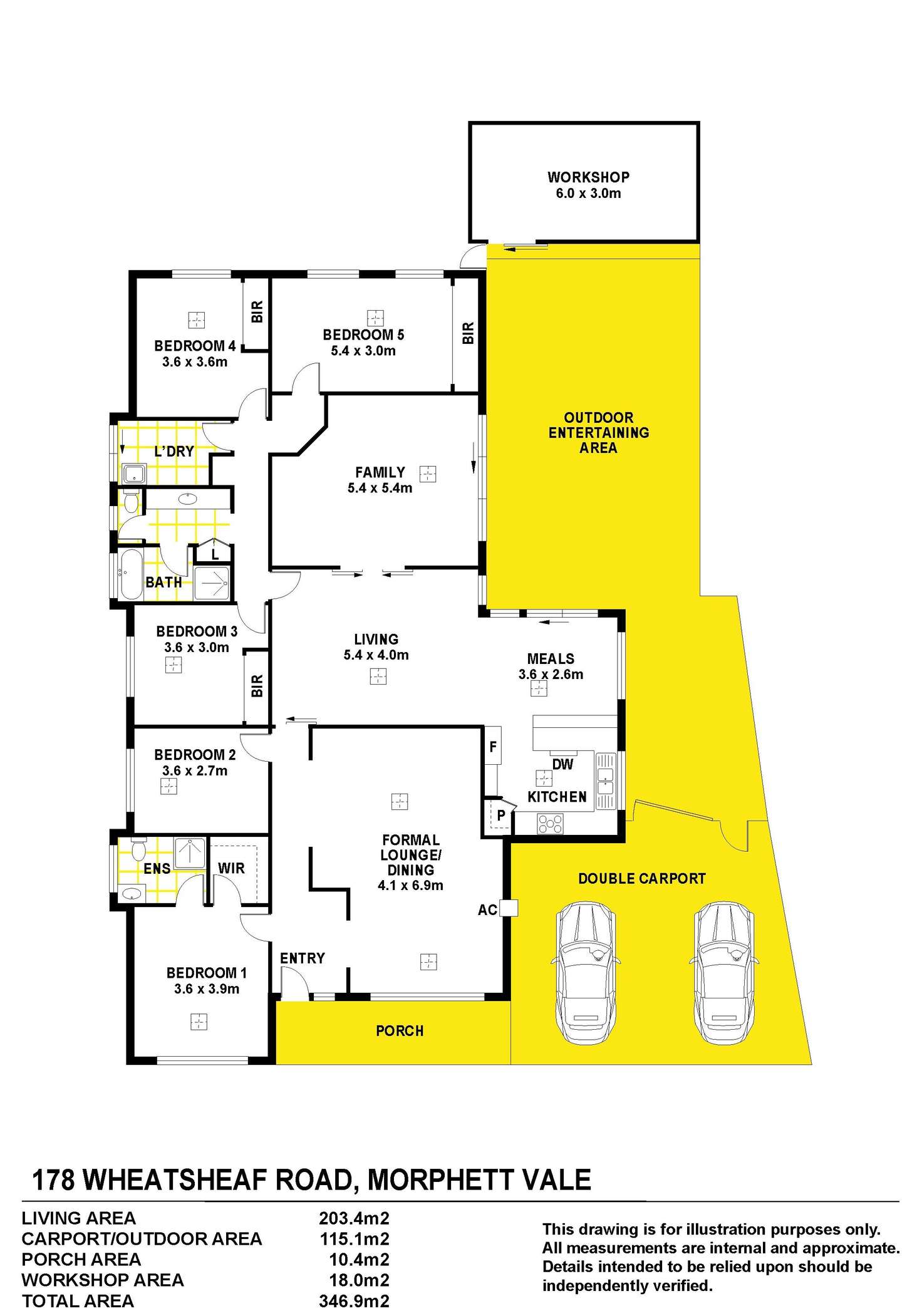 Floorplan of Homely house listing, 178 Wheatsheaf Road, Morphett Vale SA 5162