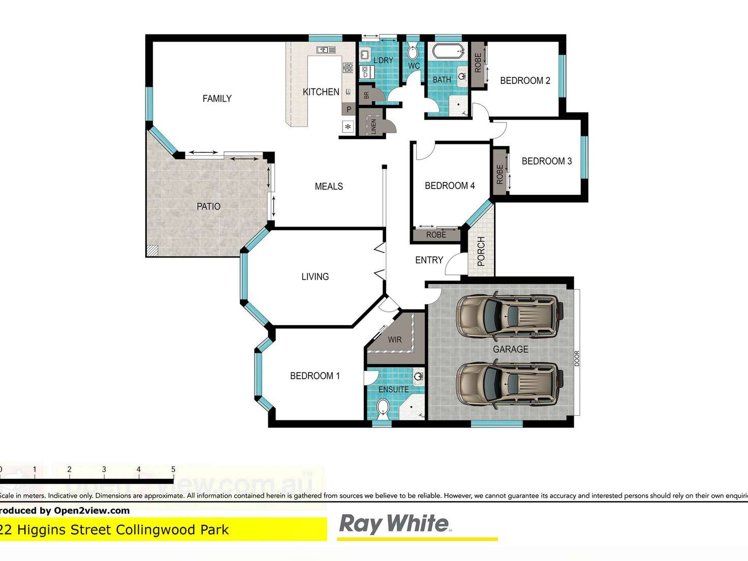 Floorplan of Homely house listing, 22 Higgins Street, Collingwood Park QLD 4301