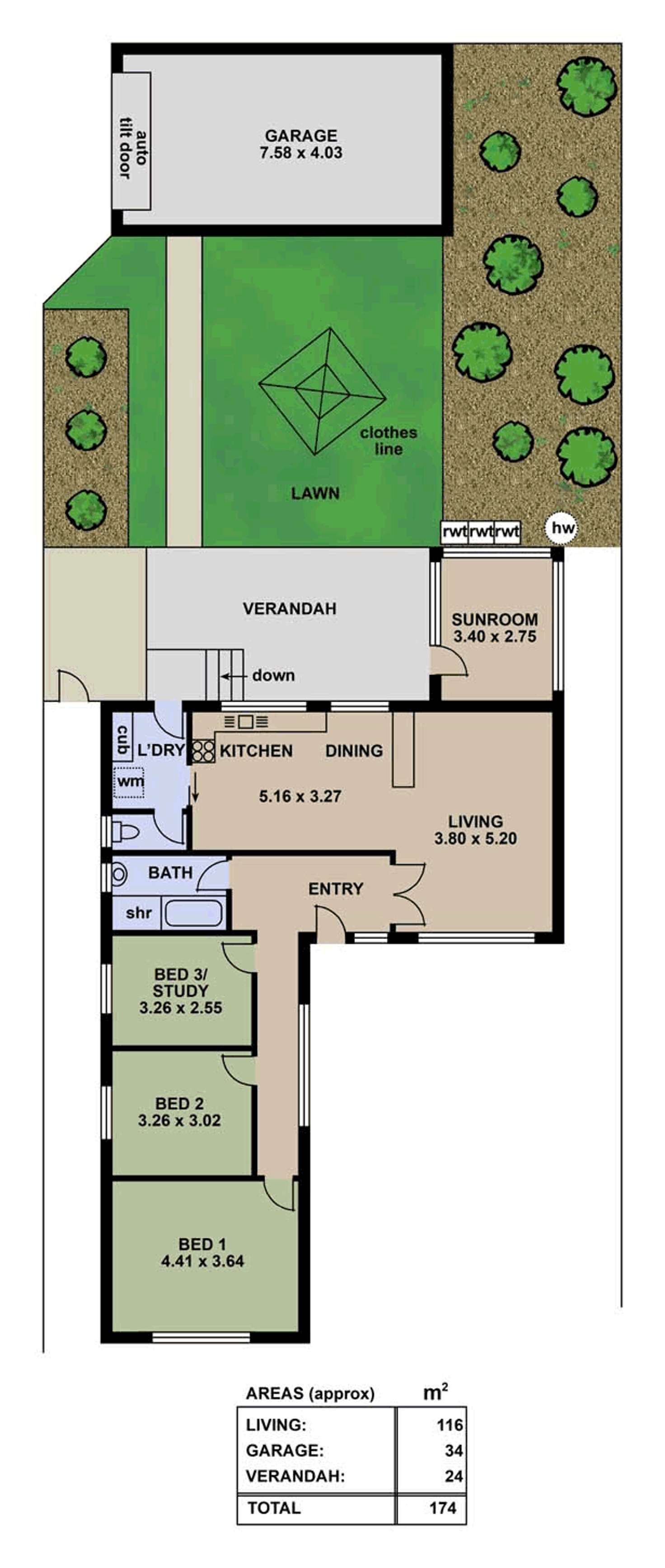 Floorplan of Homely house listing, 24 Whinham Street, Fitzroy SA 5082