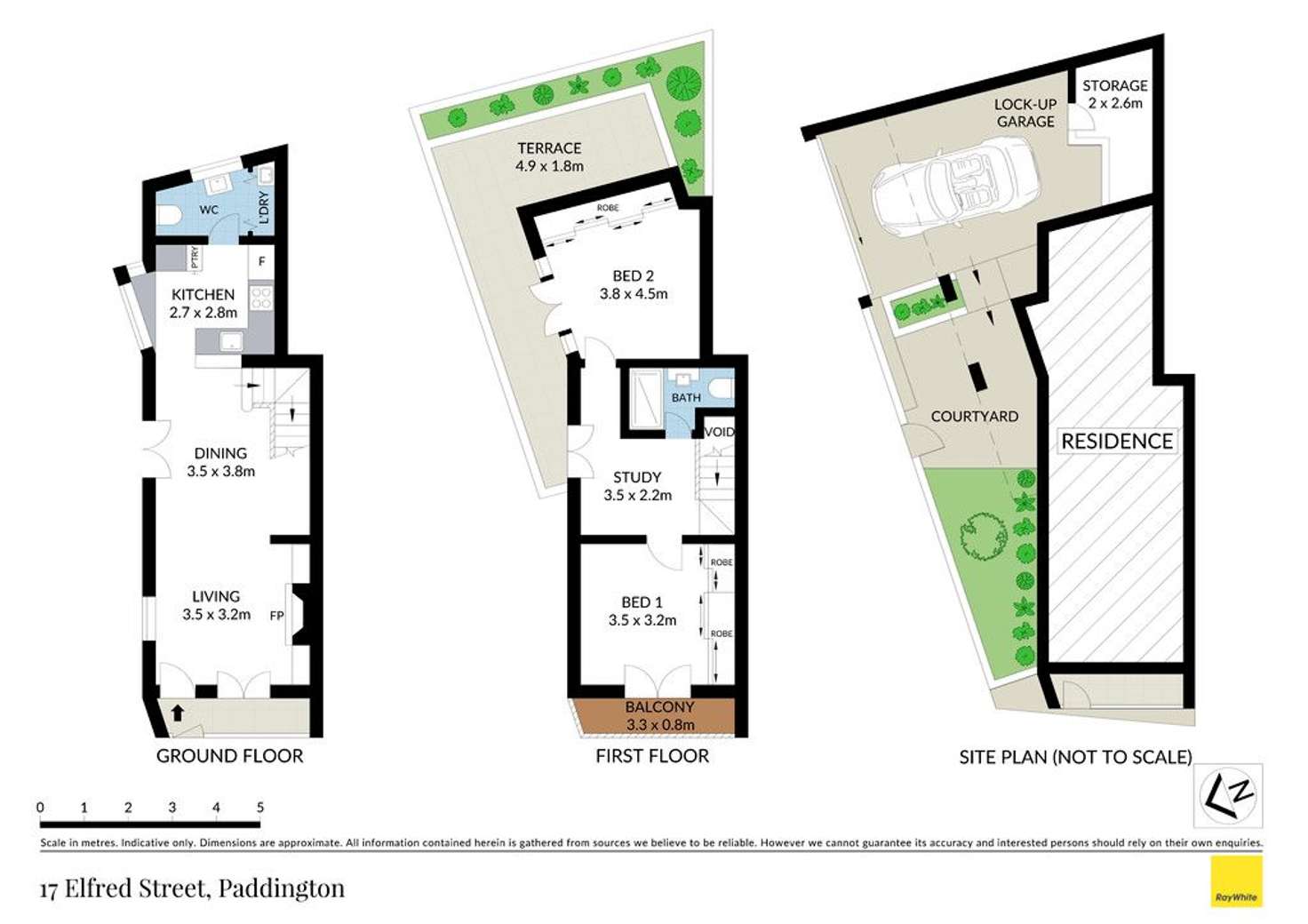 Floorplan of Homely house listing, 17 Elfred Street, Paddington NSW 2021