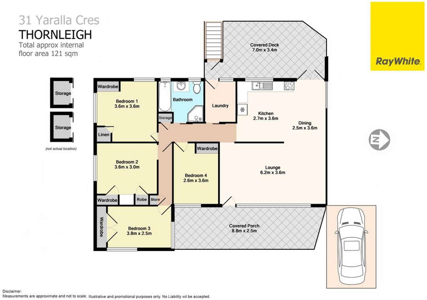 Floorplan of Homely house listing, 31 Yaralla Crescent, Thornleigh NSW 2120