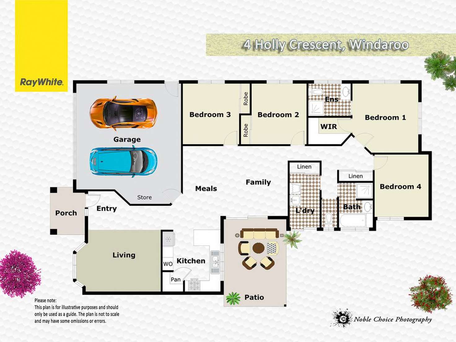 Floorplan of Homely house listing, 4 Holly Crescent, Windaroo QLD 4207