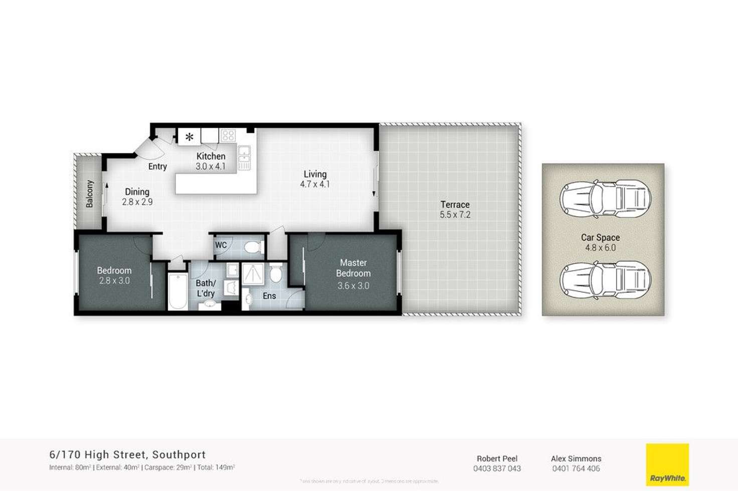 Floorplan of Homely unit listing, 6/170 High Street, Southport QLD 4215