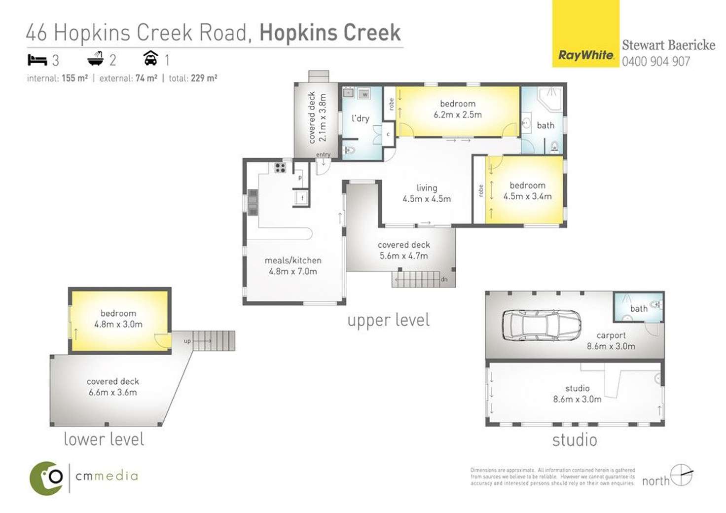 Floorplan of Homely ruralOther listing, 46 Hopkins Creek Road, Hopkins Creek NSW 2484
