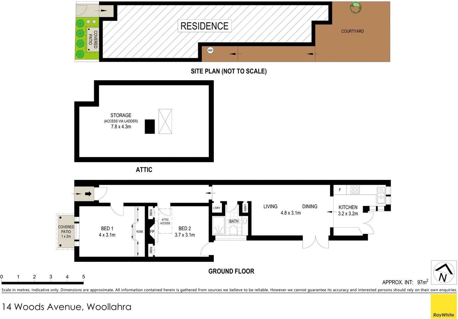 Floorplan of Homely house listing, 14 Woods Avenue, Woollahra NSW 2025